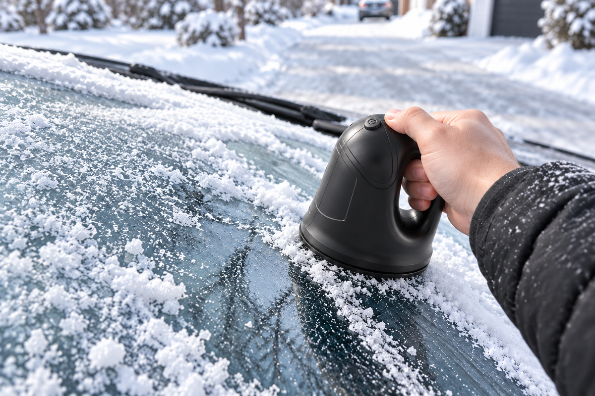 FrostSnap electric ice scraper — 06 frostsnap pov (illustration)