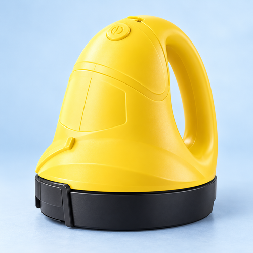FrostSnap electric ice scraper — 08 frostsnap yellow (illustration)